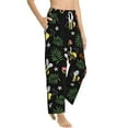 thumbnail image 2 of Uemuo Bees Pattern Women's Wide Leg Palazzo Lounge Pants with Pockets Light Weight Loose Comfy Casual Pajama Pants-Large, 2 of 9