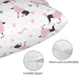 thumbnail image 3 of Pofeuu Cute Poodle Dog Print Polyester Microfiber Plush Pillowcases, Super Soft and Cozy Pillow Case Covers with Envelop Closure（Pillow core not included）-14"x20", 3 of 6