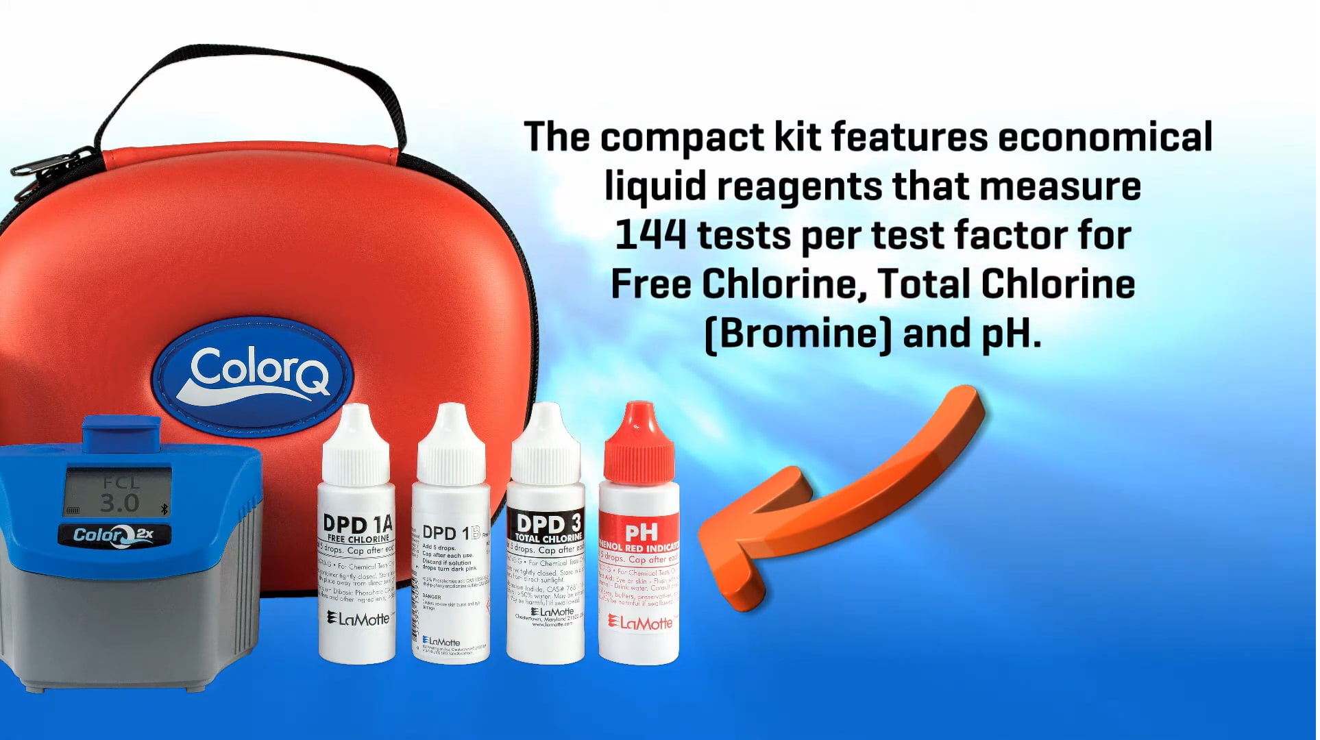 LaMotte 2086 Color Q 2x Pro 7 Digital Photometer Pool and Spa Test