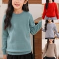 thumbnail image 4 of Atogsazn Kids Boys Girls Fleece Sweater Children's Long Sleeve Pullover Sweaters Fall Winter Warm Clothes E-Gray 16-18 Years on Clearance, 4 of 4