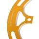 thumbnail image 4 of de cadena de aleación de 52T, de cadena ancha, piñones, cigüeñales, Protector de protección 130mm BCD, Protector de cadena de bicicleta dorado Macarena protector de plato de bicicleta, 4 of 8