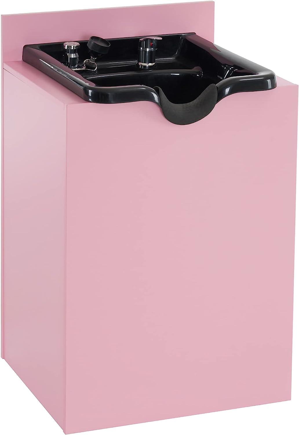 BarberPub Shampoo Backwash Sink Station with Shampoo Bowl, Spa Salon Beauty Equipment, Salon Wet