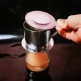 thumbnail image 6 of Stainless Steel Coffee Filter Infuse Cup Vietnamese Coffee Dripper Maker Pot Portable Coffee Drip Strainer Kitchen Tools, 6 of 7