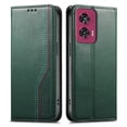 thumbnail image 1 of FOXDOCK Wallet Case for Motorola Edge 50 Fusion , PU Leather Flip Cover with Elastic Anti-Slip Hand Strap, Card Slots, 1 of 6