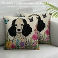 thumbnail image 3 of PIKWEEK  Spring Pillow Covers Poodle Throw Pillowcase Hello Spring Home Sofa Holiday Cushion Case Farmhouse Dog Spring Decorations, 3 of 5
