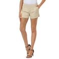 thumbnail image 4 of HDE Women's Chino High Waisted Summer Dress Shorts, Khaki M, 4 of 6