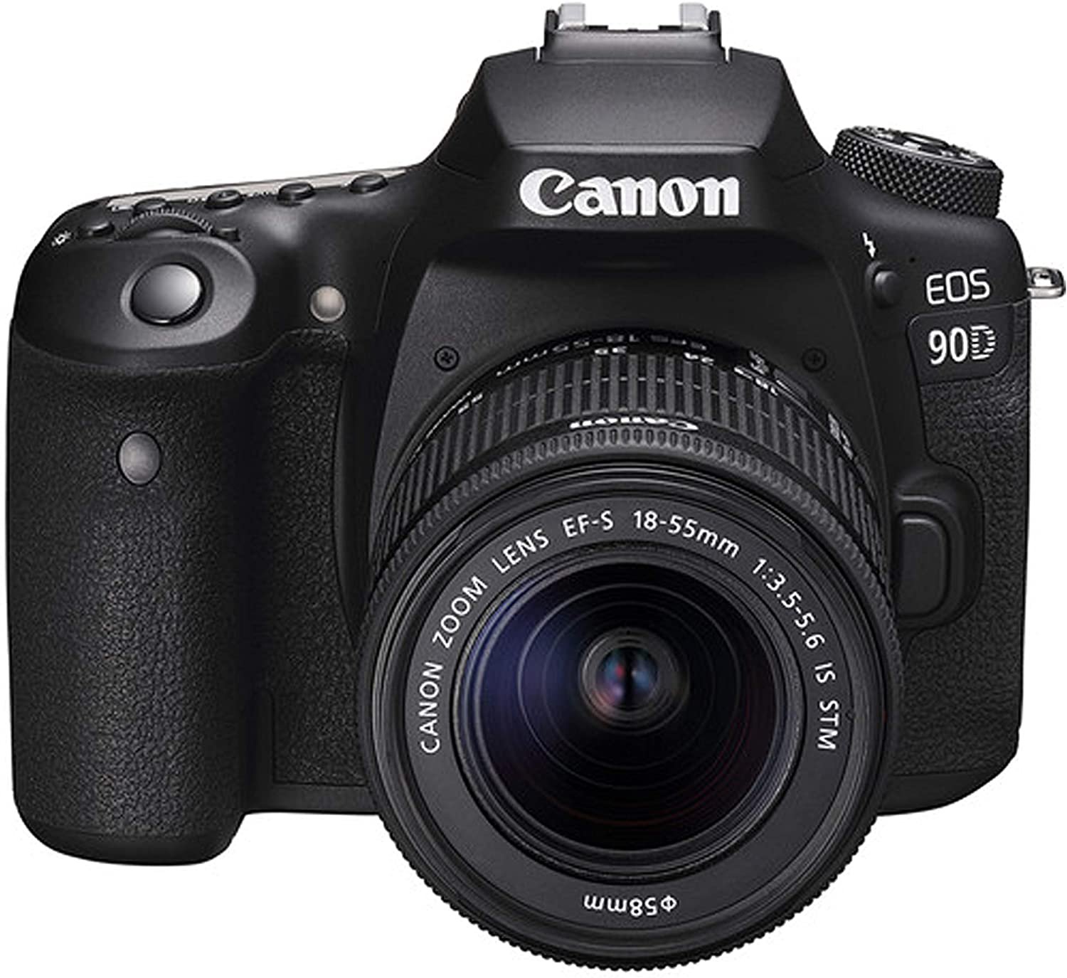 Canon EOS 90D DSLR Camera + 18-55mm f/3.5-5.6 is STM Lens + 75-300mm F/4-5.6 III Lens + 128GB Card, Tripod,Back-Pack,Filters, 2X Telephoto Lens, - image 2 of 8