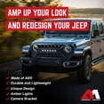 thumbnail image 3 of AMERICAN MODIFIED Grille w/Lights for 18-23 Jeep Wrangler JL & Gladiator JT, 3 of 12