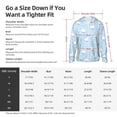 thumbnail image 5 of Gaeub Goose White Flowers Men's and Women's UPF 50+ Long-Sleeved Sun Protection Clothing, Fishing Shirt Long Sleeve Zip-Large, 5 of 7