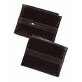 thumbnail image 2 of Tommy Hilfiger Men's Leather Bifold Wallet with Removal Card Holder Brown, 2 of 7