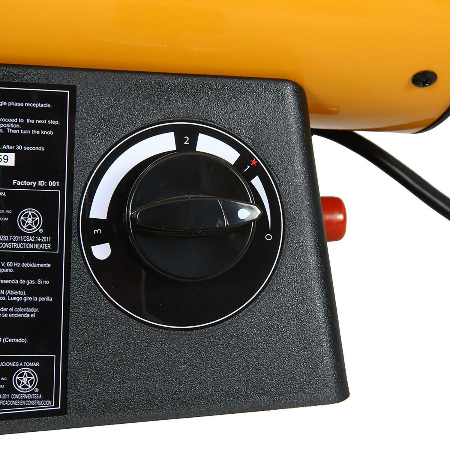Master Propane Forced Air Torpedo Heater, 60,000 BTU - Walmart.com