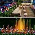 thumbnail image 5 of LINLIN Outdoor Solar Lamp Garden Stake Lights,2 Pack Solar Flower Lights with 8 Lily Flower, Multi-Color Changing LED Solar Landscape Lighting Decoration Light for Garden,Patio,Backyard, 5 of 9