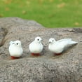 thumbnail image 5 of Famyfamy Bird White Pigeon Ornaments Vogel Ornamente K眉nstliche Taube 12pcs DIY Handwerk Artificial Gardening Decoration, 5 of 9