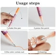 thumbnail image 4 of 12 Colors Nail Art Pens Set，DIY Nail Art Markers Nail Art Pens for Painting Nail Art Supplies Tools for Graffiti Dotting Drawing Painting Point Liner DIY, 4 of 6