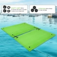 HALLOLURE 13x5FT Large Swim Comfort Water Floating Mat, TearResistant and Bouncy XPE Foam for