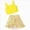 A71-Yellow, variant on Toddler Baby Girl Summer Clothes Short Sleeves Print T-Shirt Elastic Waist Short Sets Baby Girls Clothes 6-12 Months 12-24 Months 2t 3t 4t 5t 6t 7t 8t 9t Children 3-4 Years