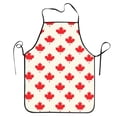 thumbnail image 5 of Uemuo Happy Canada Day Printed Bib Apron, Adjustable , Water and Oil Resistant, Cooking Kitchen Chef Apron for Women Men, 5 of 5