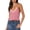 Red, variant on Yunliwuli Women's Plaid Halter Camisole Open Back Lacing Terry Trim Sleeveless Sweetheart Neck Slim Fit Crop Tank Tops