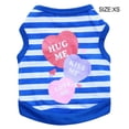 thumbnail image 4 of Methold Ropa Chaleco de verano Patrón de disfraces de impresión Collar Abrigo elástico Accesorios de belleza Perros de compañía Chihuahua Cachorro Ropa para mascotas azul XS Methold PT003730-11B, 4 of 6