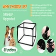 SWIHELP Dog Car Seat Breathable Folding Travel Bags for Dogs Cats Small