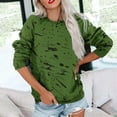 thumbnail image 2 of Casual Sweatshirts for Women,Trendy Women's Leisure Wear Sweatshirt with Colour Blocking Loose Pullover Crew Neck Long Sleeve Gym Tops Pocket Fitness Fall Winter Fashion Sportswear, 2 of 6
