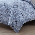 thumbnail image 2 of City Scene Milan Blue Comforter Set, King, 2 of 5