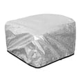 thumbnail image 2 of Funda para cesta de bicicleta, resistente al agua, impermeable, universal, elástica Plata, 2 of 9