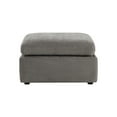 thumbnail image 4 of CHITA ottoman with storage for Living Room, Fabric Foot Rest Stool Seat, Fossil Gray, 4 of 9