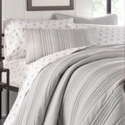 Stone Cottage Whitehills Cotton Grey 3 Piece Quilt Set-Full/Queen