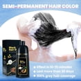 thumbnail image 2 of Champú colorante para el cabello IIIMEIDU 3 en 1, negro natural, 500 ml, cubierta gris, 2 of 6