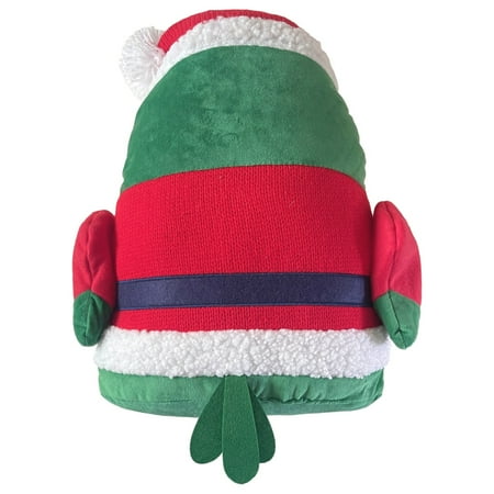 Christmas Santa Penguin Plush Kids Decorative 17 Large Cuddle Pillow Buddy