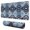 Blue Geometric Pattern, variant on Long Mouse Pads for Desk,Blue Geometric Diamond Triangle Pattern Desk Mats on Top Of Desks, Desk Mouse Pad Extra Large with 3mm Non-Slip Base and Stitched Edge for Gaming,Office,Work,Home 31.5"x11.8"