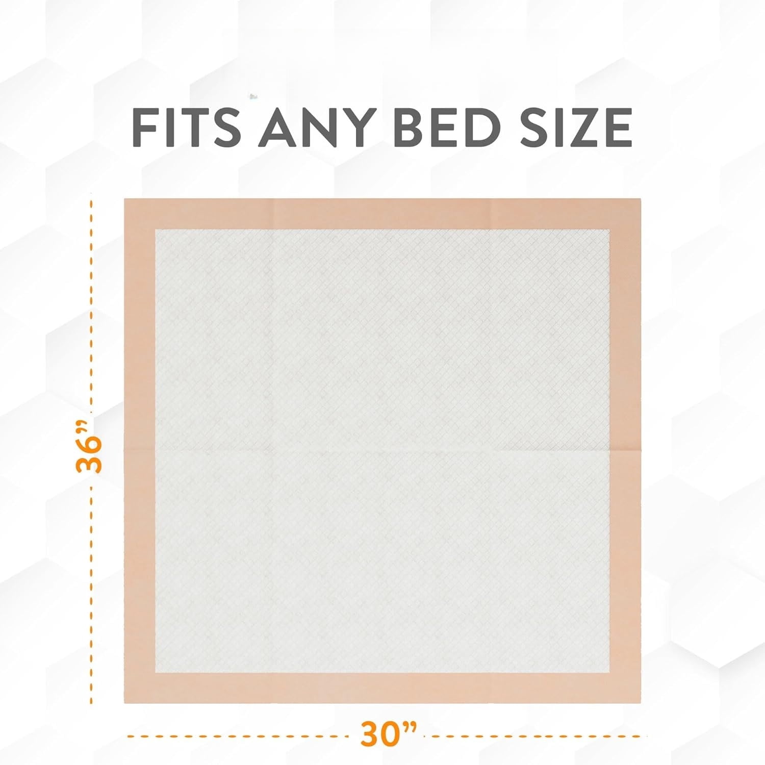 Extra Large Disposable Bed Pads 30" x 36", Super Absorbent Waterproof Underpads for Incontinence, 50-Pack with Leakproof & Odor Control, Ultra Thick for Adult Bed Protection