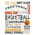 thumbnail image 2 of Allen, Kimberly 12x14 Black Ornate Wood Framed with Double Matting Museum Art Print Titled - Basketball, 2 of 4