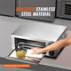 thumbnail image 5 of VEVOR Horno de pizza electrico para encimeras, 12 pulgadas, 1500 W, con control de temperatura y temporizador de 0 a 120 minutos, tecnología de horneado uniforme, 5 of 9