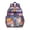 Purple-31, variant on Rustic Abstraction Students Backpack Sketch Inspired Bookbag with Vintage Waves, Stripes, Plaid, Tribal Elements