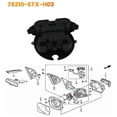 thumbnail image 4 of 76210--H03 Moteur de Réglage de Rétroviseur pour Pilot ZDX 2009-2015 Moteur de Rétroviseur, 4 of 5