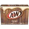 thumbnail image 3 of A&W Root Beer Soda Pop, 12 fl oz, 24 Pack Cans, 3 of 13