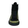 thumbnail image 3 of Men High Top Shoes By FIESSO AURELIO GARCIA ,Fancy Rhine stones 2402 Black Gold, 3 of 8