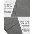 thumbnail image 5 of COOFANDY Men's Blazer Casual Sport Coats Two Buttons Lightweight Suit Jacket, 5 of 6