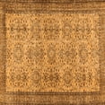 thumbnail image 1 of Ahgly Company Indoor Square Abstract Orange Contemporary Area Rugs, 8' Square, 1 of 1