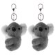 thumbnail image 1 of ColoMX LLavero de Koala de felpa, 2 uds., colgantes de Koala, mochila, colgante de Koala, adorno para llaves, 1 of 8