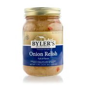 Byler's Relish House, Onion Relish, 16 fl oz. Glass Jar