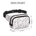 thumbnail image 4 of Disketp Alpacas and Hearts Riñonera de Doble Capa, Bolsa de Cintura Ajustable para Viajes, Correr y Senderismo, Riñonera Ligera para Hombre y Mujer, 4 of 9