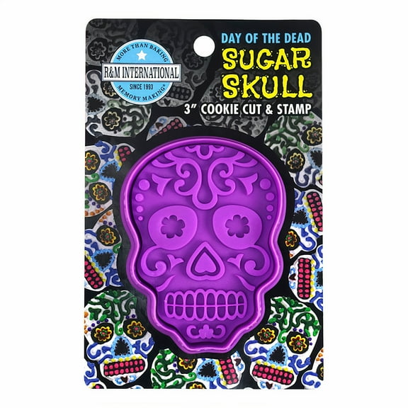 R&M Sugar Skull Cookie Stamp Cutter