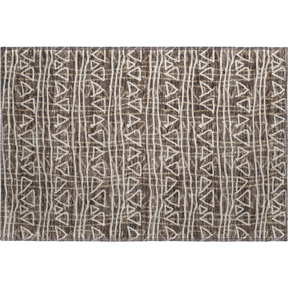 Dalyn Rugs Premium Machine Washable Mayfield AMF730 Chocolate 1'8" x 2'6" Rug