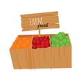 thumbnail image 2 of CafePress - Farm Fresh -  Round Wood Ornament 4", 2 of 2