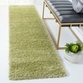 thumbnail image 2 of SAFAVIEH California Plush Solid Shag Runner Rug, Green, 2'3" x 9', 2 of 11