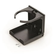 Camco RV/Marine Adjustable Drink Holder | Holds Almost Any Size Mug, Cup, Bottle or Can | Extra Cup Holders for Cars, Trucks, RVs, Vans, Boats, and More | Black (44044)