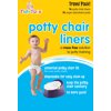TidyTots Combo Travel Refill Pack of 16 Disposable Potty Chair Liners and 16 Absorbent Pads for Potty Training Toddlers